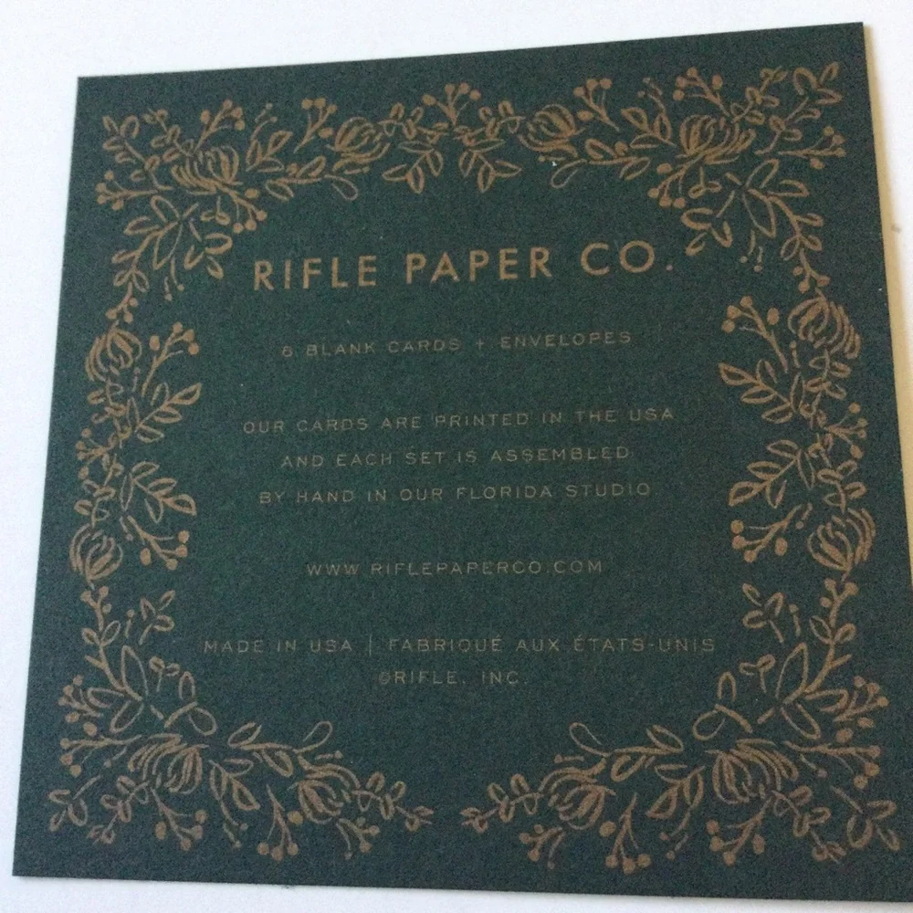 Rifle Paper Co. rifle paper